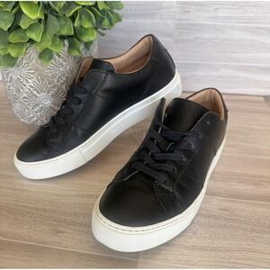 Greats Brooklyn Royale Sneakers Shoes US Womens 7 / EU 37 Black Leather Lace Up
